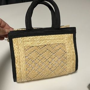 38 Woven Straw Mini Tote